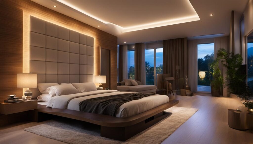 LED bedroom lighting