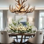 antler chandelier