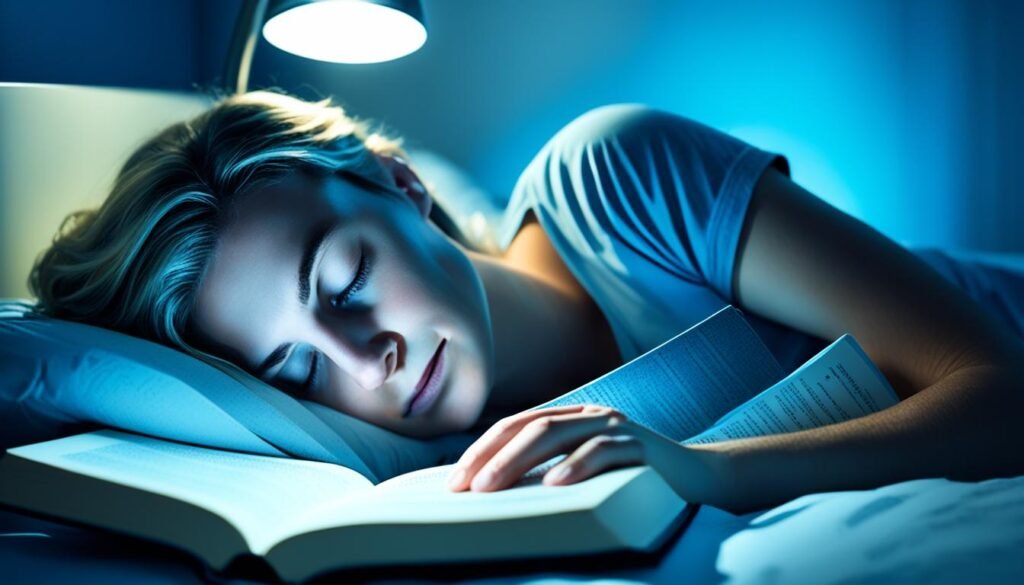 book light and sleep