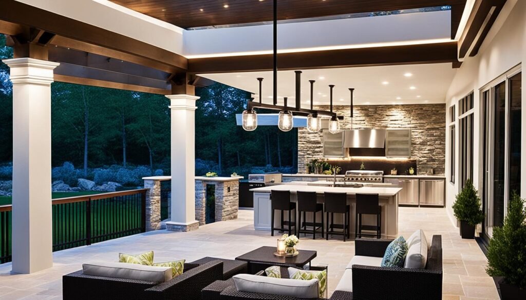 innovative outdoor ceiling lighting