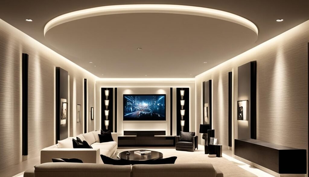 home theater lighting sconces