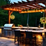 outdoor kitchen lighting