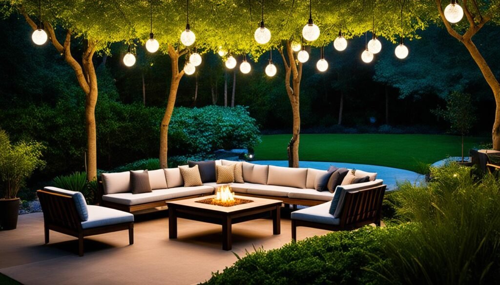 hanging outdoor lights