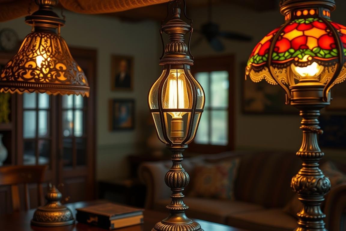 antique lamps