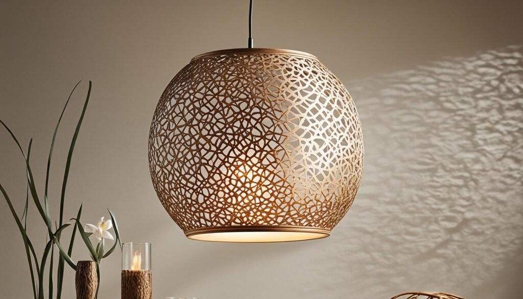 textured lighting fixtures