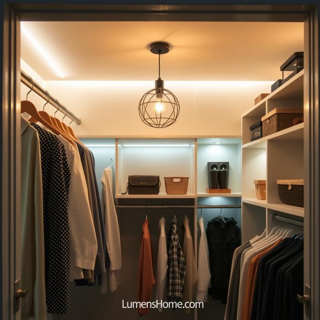 closet lighting ideas