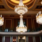 large chandeliers