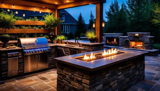 outdoor kitchen lighting installation tips